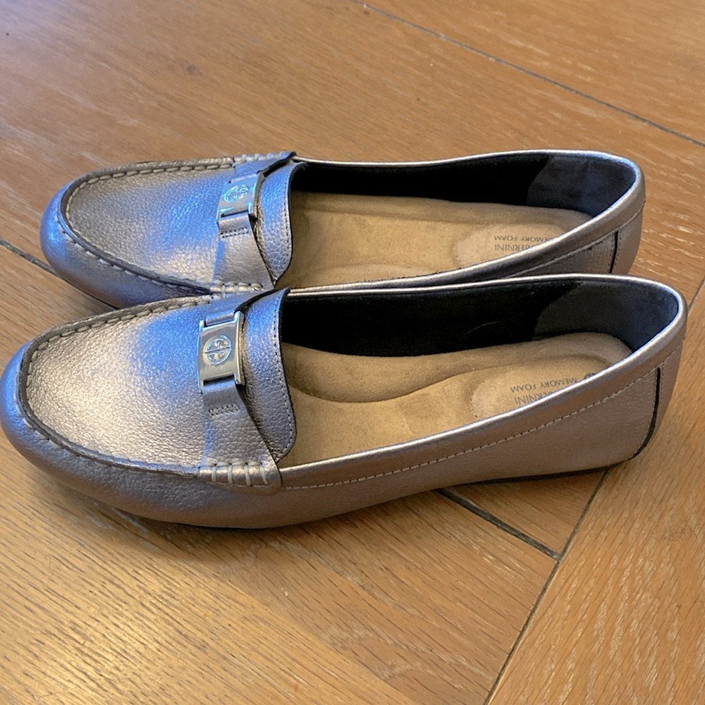 NWT Giani Bernini Dailyn Memory Foam Comfort Leather Driving Moccasin Loafers - Picture 6 of 12
